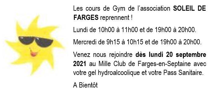 Annonce site soleil de farges