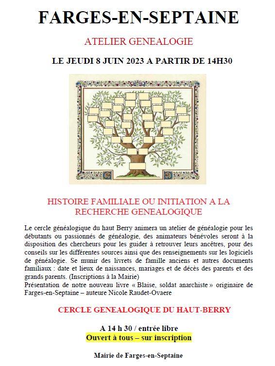 Atelier 8 juin