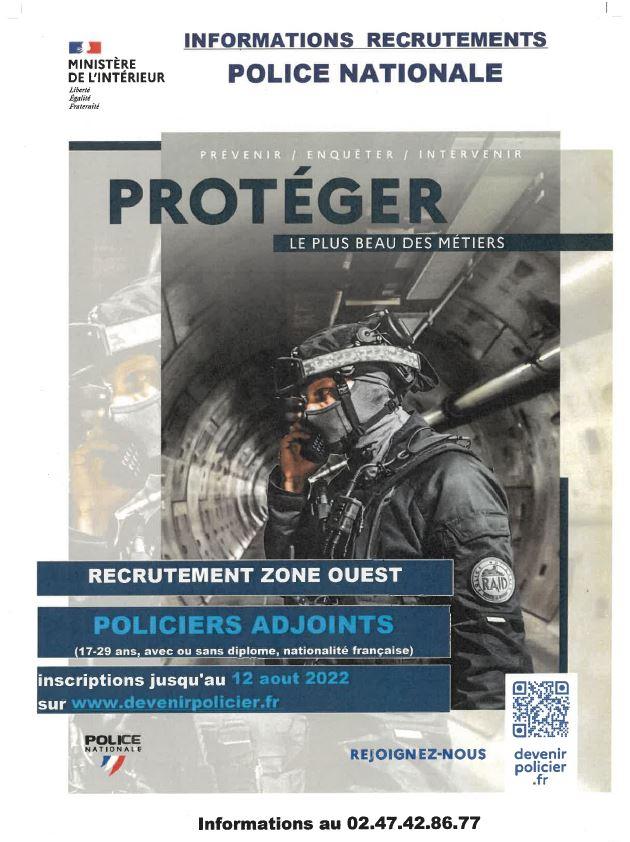 Recrutement police